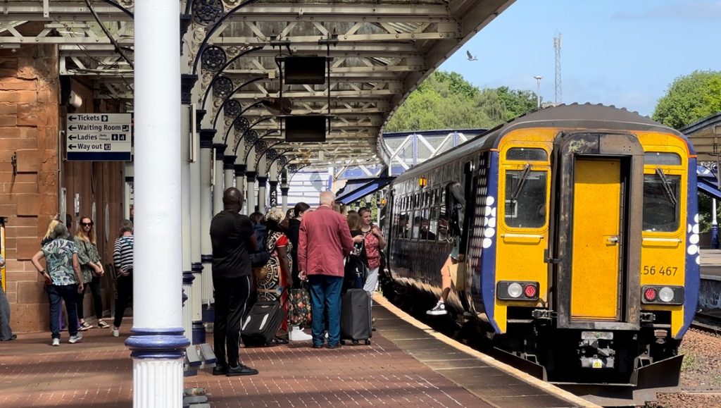 dumfries station photo by network rail